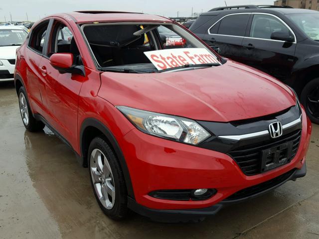 3CZRU6H51HM716634 - 2017 HONDA HR-V EX RED photo 1