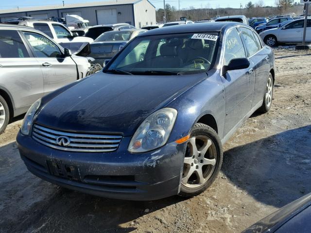 JNKCV51F74M706832 - 2004 INFINITI G35 GRAY photo 2