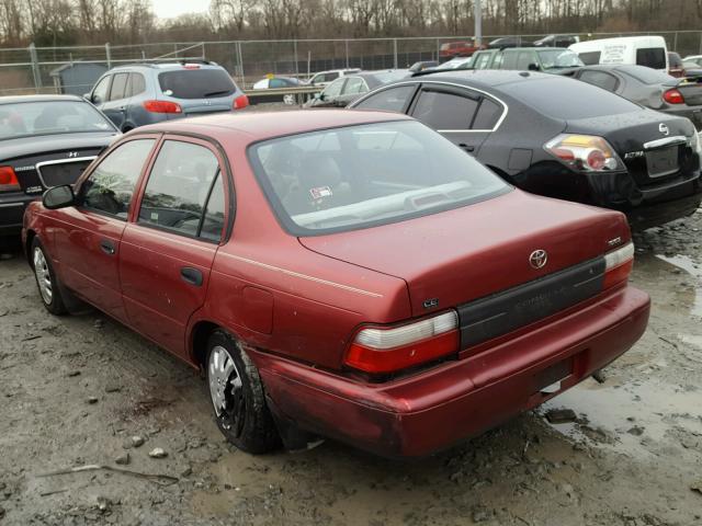 2T1BA02E9VC172409 - 1997 TOYOTA COROLLA BA RED photo 3