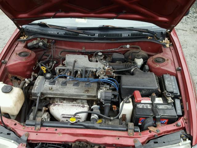 2T1BA02E9VC172409 - 1997 TOYOTA COROLLA BA RED photo 7