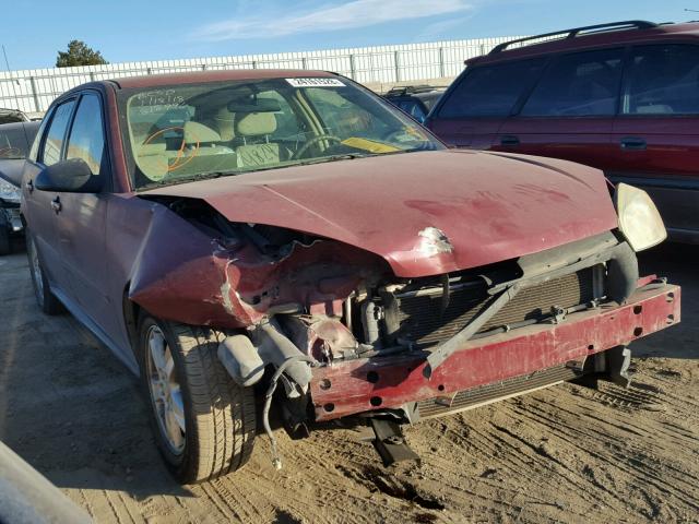 1G1ZT62865F134531 - 2005 CHEVROLET MALIBU MAX MAROON photo 1