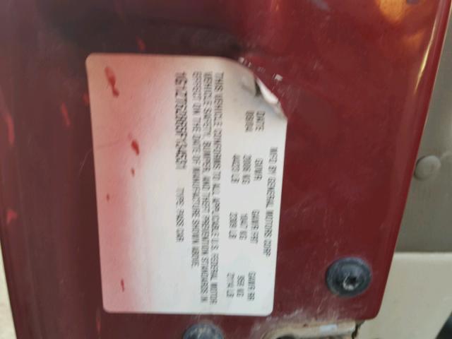 1G1ZT62865F134531 - 2005 CHEVROLET MALIBU MAX MAROON photo 10