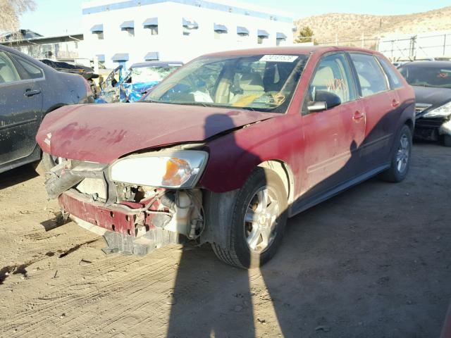 1G1ZT62865F134531 - 2005 CHEVROLET MALIBU MAX MAROON photo 2