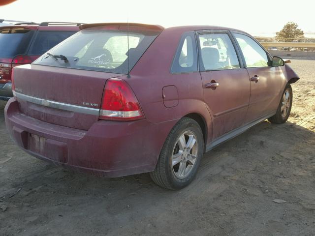 1G1ZT62865F134531 - 2005 CHEVROLET MALIBU MAX MAROON photo 4