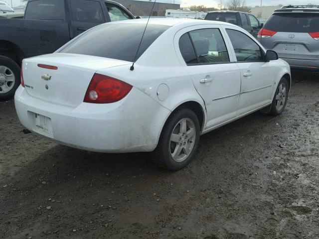 1G1AT58H197250458 - 2009 CHEVROLET COBALT LT WHITE photo 4