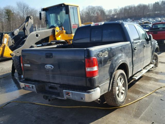 1FTPW14545FA52924 - 2005 FORD F150 SUPER BLACK photo 4