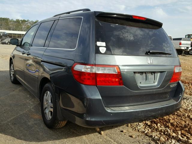 5FNRL387X5B087271 - 2005 HONDA ODYSSEY EX GRAY photo 3