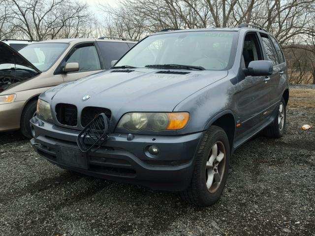 5UXFA53563LV94901 - 2003 BMW X5 3.0I GRAY photo 2