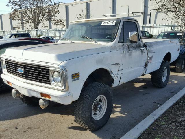 CKE242Z126114 - 1972 CHEVROLET K20 WHITE photo 2