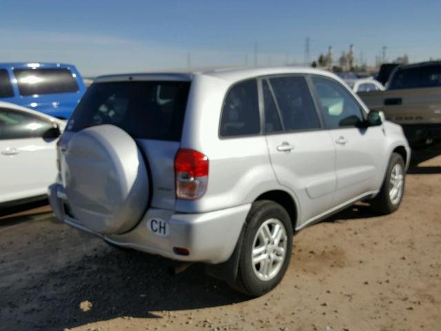 JTEHH20V720185729 - 2002 TOYOTA RAV4 SILVER photo 4