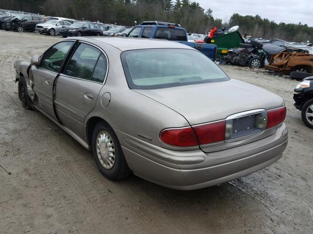 1G4HP54K724104256 - 2002 BUICK LESABRE CU BEIGE photo 3