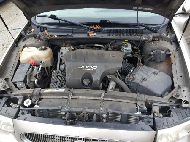 1G4HP54K724104256 - 2002 BUICK LESABRE CU BEIGE photo 7