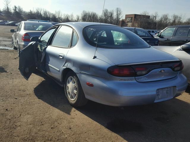 1FAFP52U4WA245654 - 1998 FORD TAURUS LX BLUE photo 3