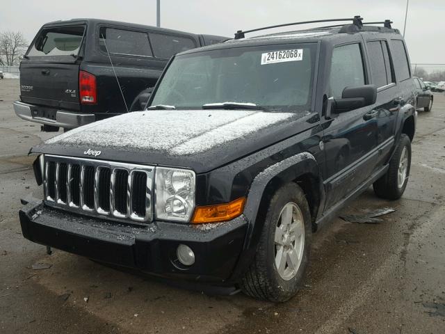 1J8HG48P77C591906 - 2007 JEEP COMMANDER შავი ფოტო 2