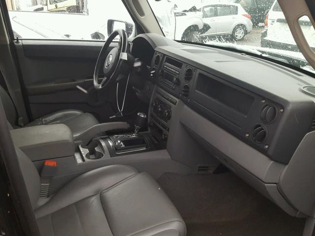 1J8HG48P77C591906 - 2007 JEEP COMMANDER შავი ფოტო 5