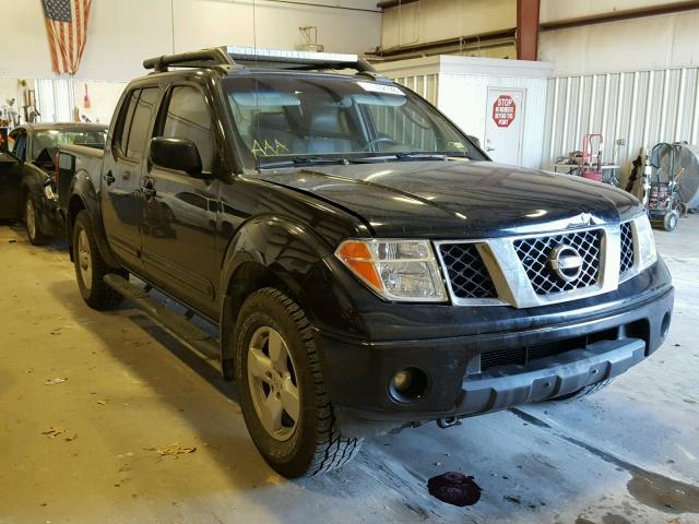 1N6AD07W75C433045 - 2005 NISSAN FRONTIER C BLUE photo 1