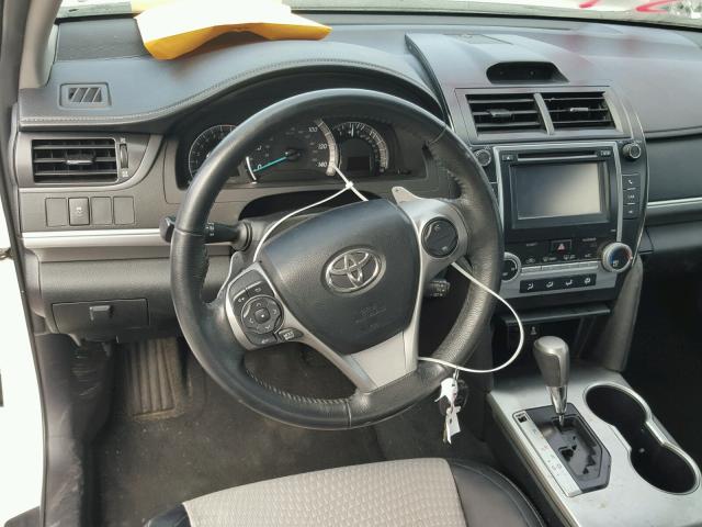 4T1BF1FK1DU284674 - 2013 TOYOTA CAMRY L WHITE photo 9