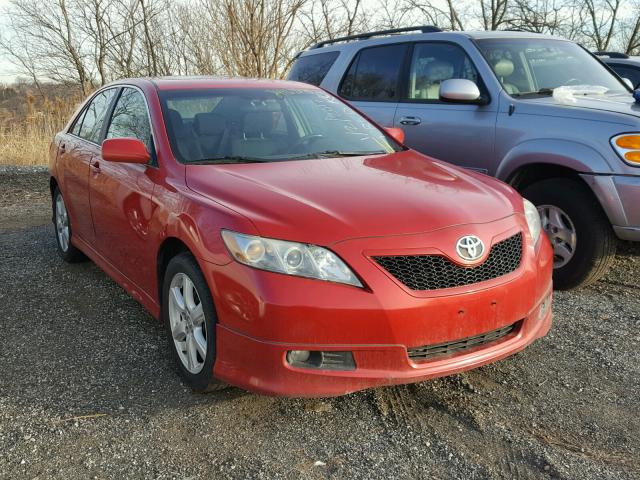 4T1BE46K68U210242 - 2008 TOYOTA CAMRY CE RED photo 1