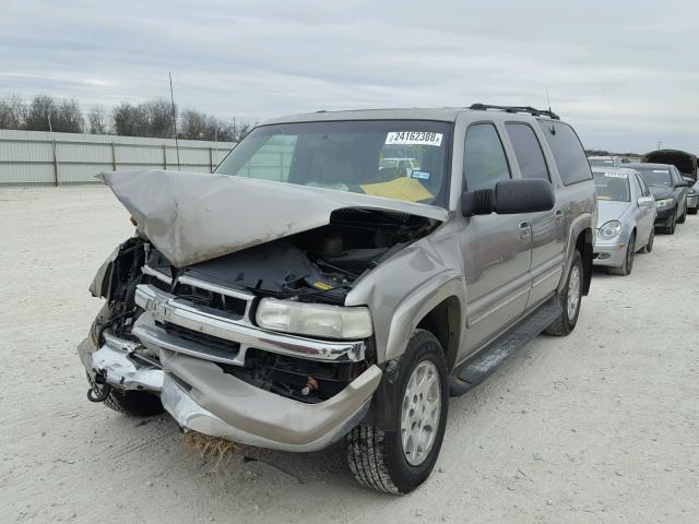 3GNFK16T61G235583 - 2001 CHEVROLET SUBURBAN K GOLD photo 2