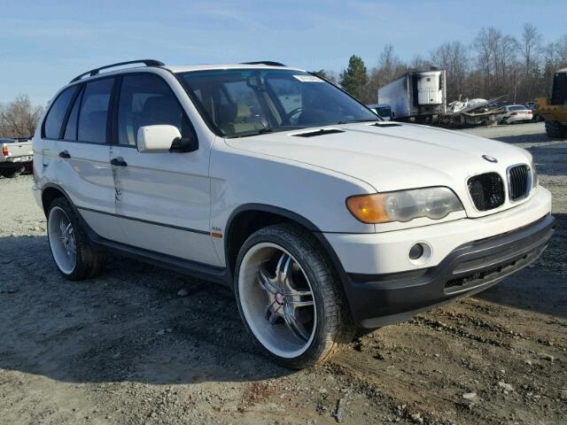 5UXFA53582LP32923 - 2002 BMW X5 3.0I WHITE photo 1