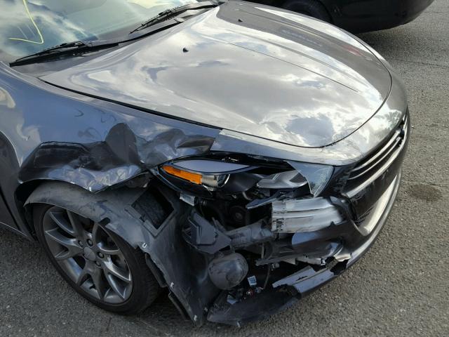 1C3CDFBB4ED794489 - 2014 DODGE DART SXT GRAY photo 9