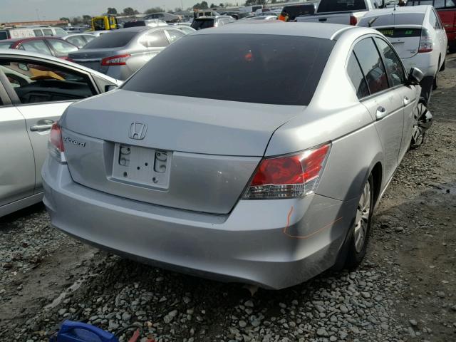 1HGCP2F35AA017511 - 2010 HONDA ACCORD LX SILVER photo 4