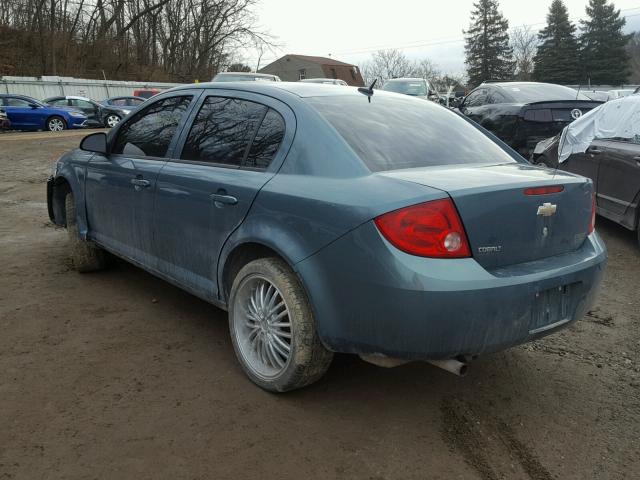 1G1AA5F51A7145387 - 2010 CHEVROLET COBALT LS BLUE photo 3