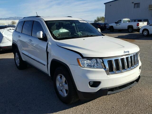 1C4RJEAGXCC236509 - 2012 JEEP GRAND CHER WHITE photo 1