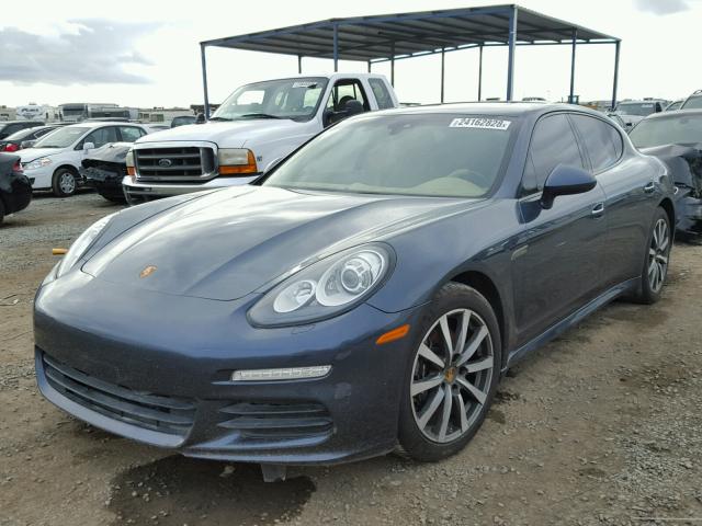 WP0AA2A71EL013998 - 2014 PORSCHE PANAMERA 2 BLUE photo 2