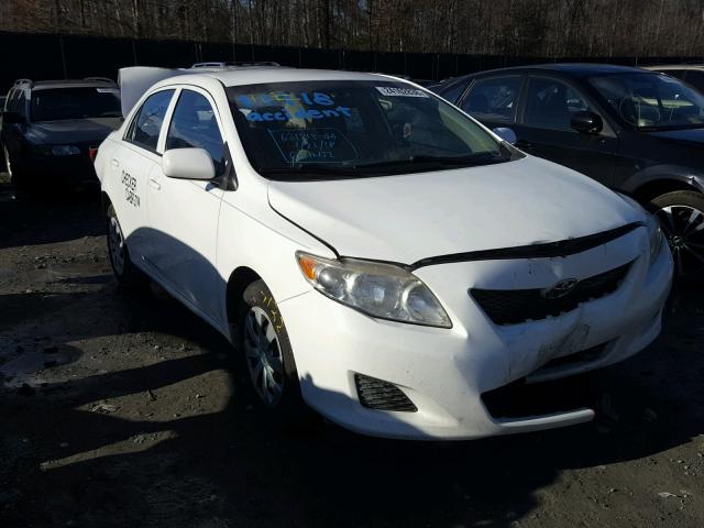 2T1BU4EE3AC261364 - 2010 TOYOTA COROLLA BA WHITE photo 1