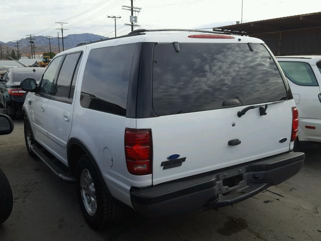 1FMRU15W81LA03092 - 2001 FORD EXPEDITION WHITE photo 3