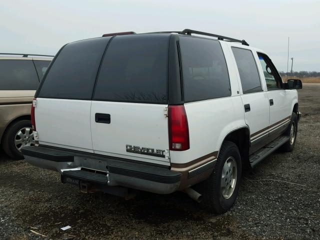 1GNEK13K5SJ430436 - 1995 CHEVROLET TAHOE K150 WHITE photo 4