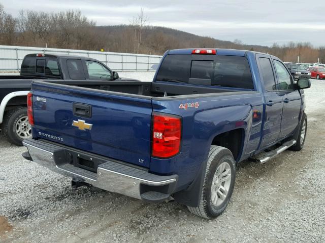 1GCVKREC5HZ388986 - 2017 CHEVROLET SILVERADO BLUE photo 4