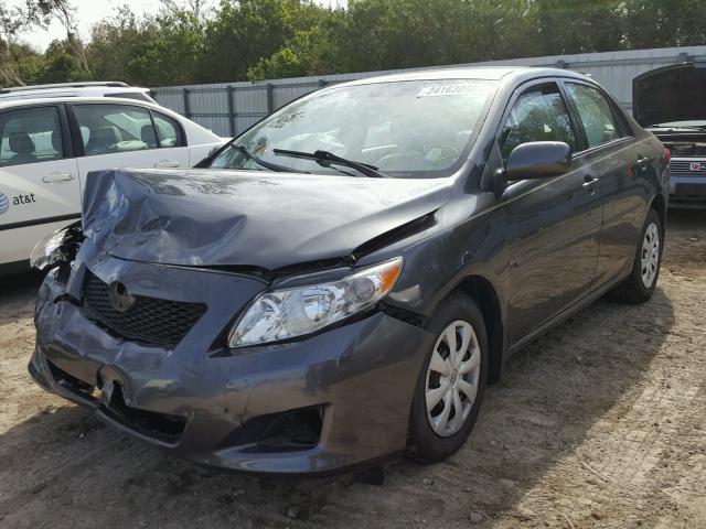 1NXBU4EEXAZ229087 - 2010 TOYOTA COROLLA BA SILVER photo 2