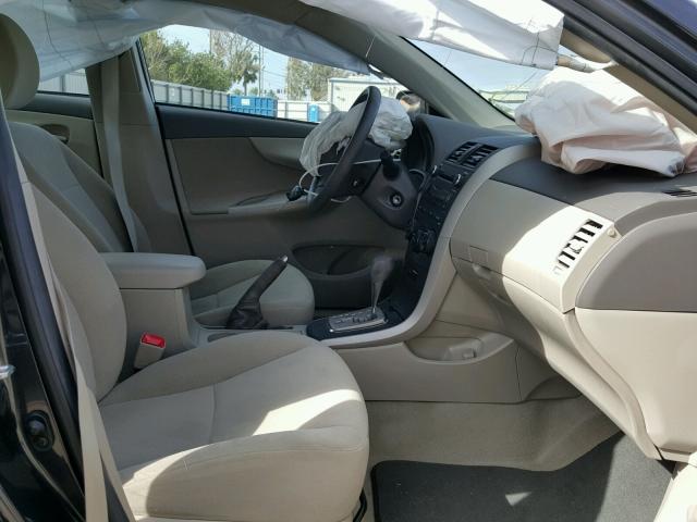 1NXBU4EEXAZ229087 - 2010 TOYOTA COROLLA BA SILVER photo 5