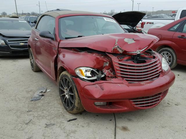 3C3AY75S45T289673 - 2005 CHRYSLER PT CRUISER RED photo 1