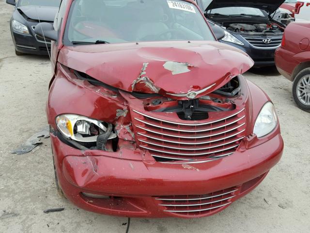 3C3AY75S45T289673 - 2005 CHRYSLER PT CRUISER RED photo 9