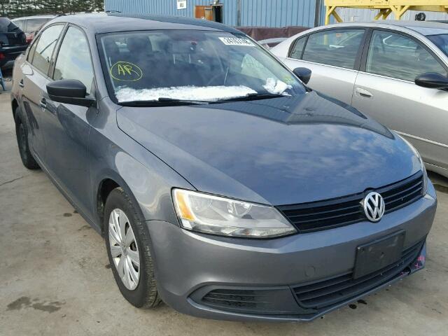 3VW2K7AJ9BM056440 - 2011 VOLKSWAGEN JETTA BASE GRAY photo 1