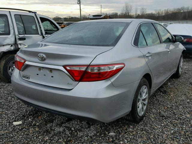 4T1BF1FK4GU135311 - 2016 TOYOTA CAMRY LE SILVER photo 4