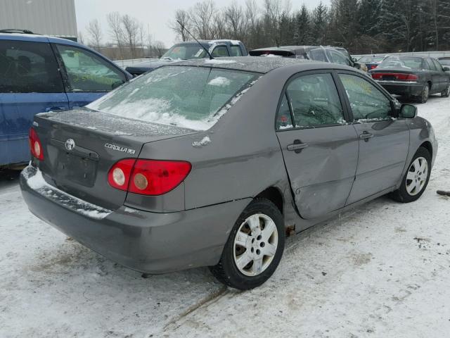 1NXBR32E96Z686612 - 2006 TOYOTA COROLLA CE GRAY photo 4