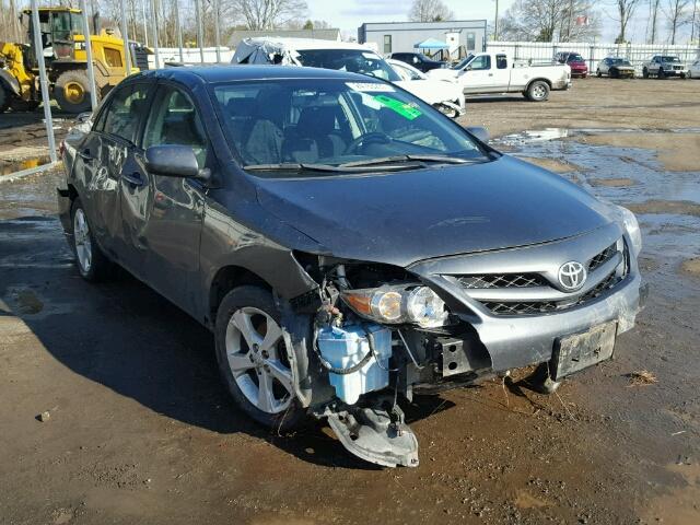 2T1BU4EE5BC710528 - 2011 TOYOTA COROLLA BA GRAY photo 1