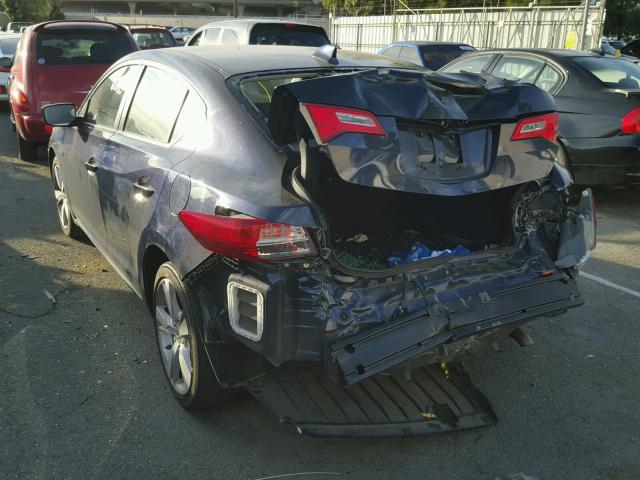 19VDE1F35EE014669 - 2014 ACURA ILX 20 BLUE photo 3