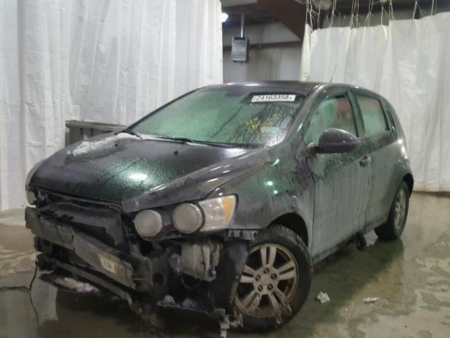 1G1JB6SH6C4125191 - 2012 CHEVROLET SONIC LS 黑色 照片 2