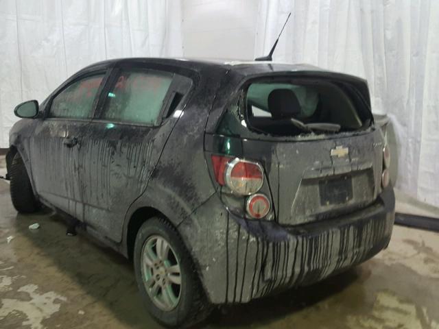 1G1JB6SH6C4125191 - 2012 CHEVROLET SONIC LS 黑色 照片 3