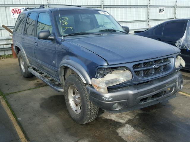 1FMZU73E9YZA95222 - 2000 FORD EXPLORER X BLUE photo 1