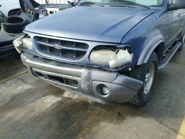 1FMZU73E9YZA95222 - 2000 FORD EXPLORER X BLUE photo 9