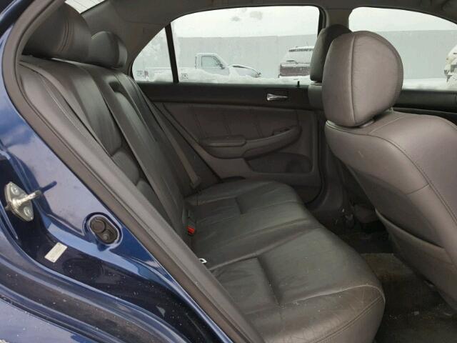 1HGCM56844A030972 - 2004 HONDA ACCORD EX BLUE photo 6