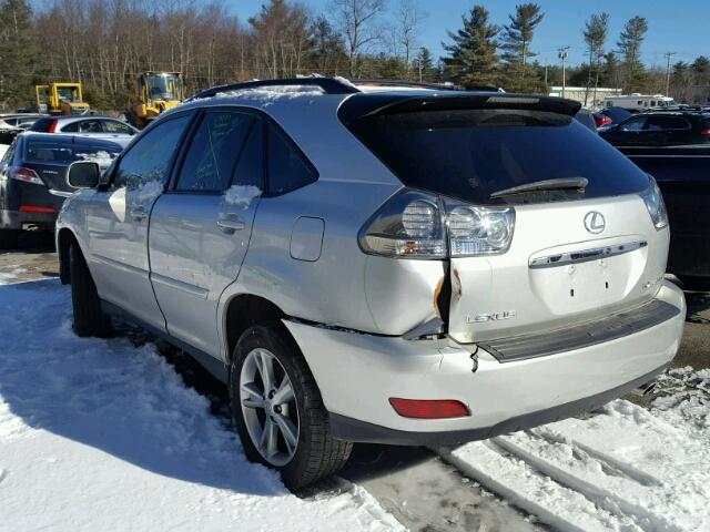 JTJHW31U760040389 - 2006 LEXUS RX 400 SILVER photo 3