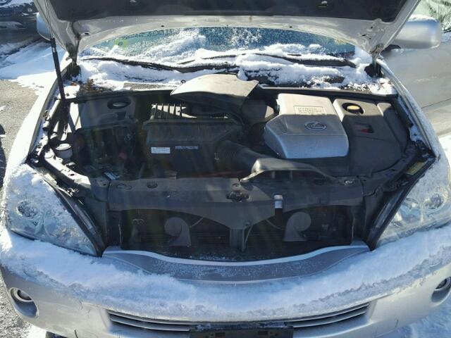 JTJHW31U760040389 - 2006 LEXUS RX 400 SILVER photo 7