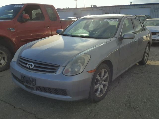 JNKCV51F36M601272 - 2006 INFINITI G35 GRAY photo 2